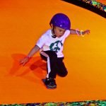 Fun Slides Skating Boy