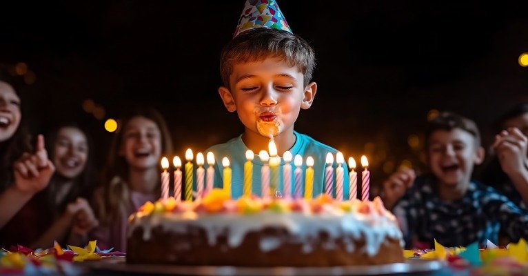 Indoor birthday party venue designed for kids and families