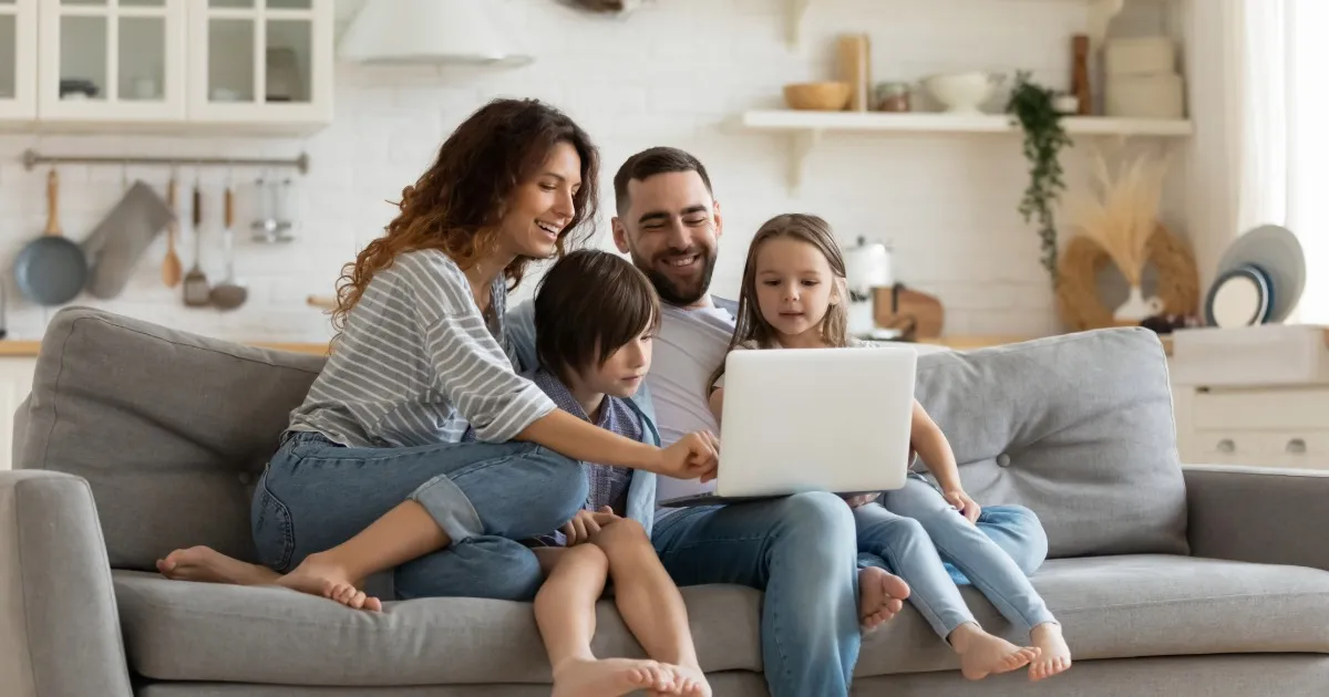 Parent and child looking at indoor activity options in Pittsburgh's North Hills